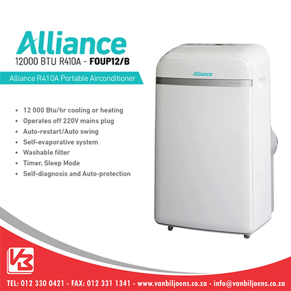 Alliance FOUP12/B Portable Air Conditioners unit