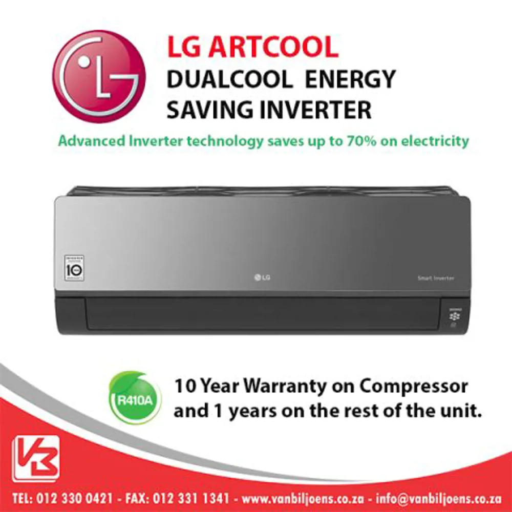 LG LG - DualCool+ units Midwall Split unit