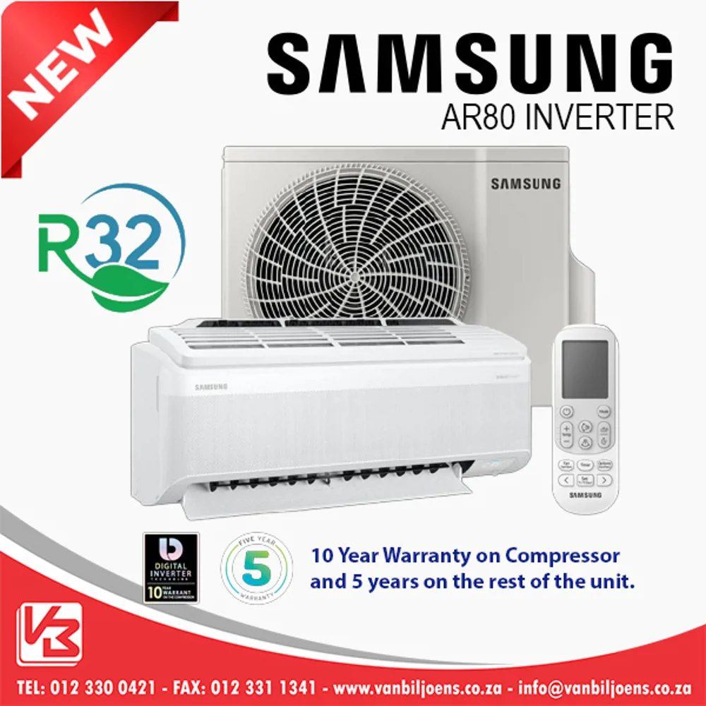 Samsung AR80F12CADW/FA Midwall Split unit